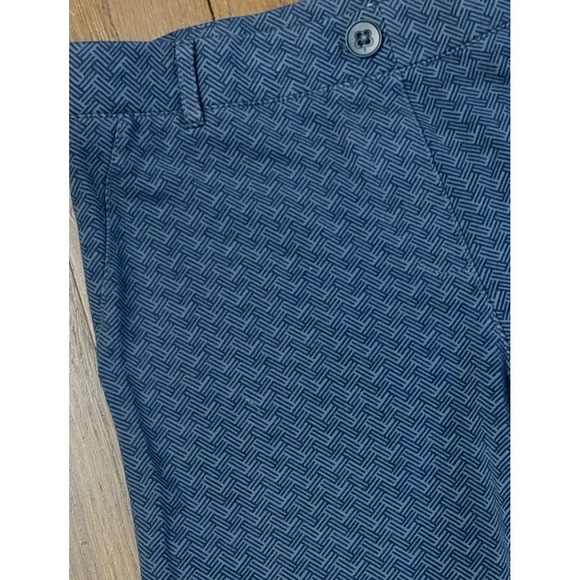 Betabrand Pants - Betabrand Yoga Dress Pants Size‎ Large Two Pocket Blue Herringbone Athleisure